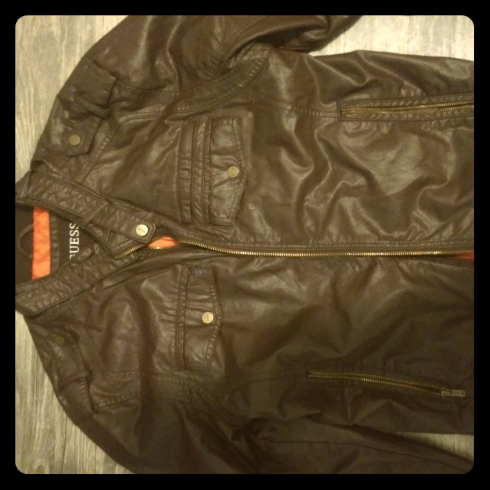 Guess leather jacket